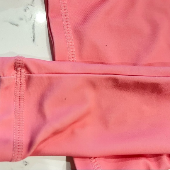 FEATHER 4 ARROW | Girls’ Beach Babe UPF50+ Rash Guard Top - Flamingo Pink | 2T - Picture 10 of 12